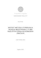 prikaz prve stranice dokumenta Biotest metoda utvrđivanja rezidua mezotriona u tlima različitih fizikalno-kemijskih značajki