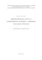 prikaz prve stranice dokumenta Rekonstrukcija sustava gospodarenja otpadom u Brodsko-posavskoj županiji