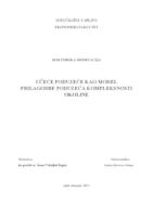prikaz prve stranice dokumenta Učeće poduzeće kao model prilagodbe poduzeća kompleksnosti okoline