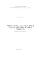 prikaz prve stranice dokumenta Postupci simulacije i vizualizacije širenja vala u nehomogenim sredinama
