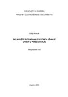 prikaz prve stranice dokumenta Skladište podataka za poboljšanje uvida u poslovanje