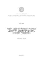 prikaz prve stranice dokumenta Robot-assisted autism spectrum disorder diagnostics using partially observable Markov decision processes
