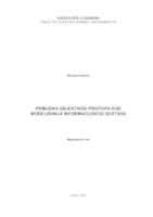 prikaz prve stranice dokumenta Primjena objektnog pristupa kod modeliranja informacijskog sustava