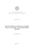 prikaz prve stranice dokumenta Metoda korelacije podataka o udarima munja i kvarovima u srednjenaponskim mrežama