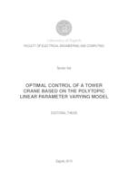 prikaz prve stranice dokumenta Optimal control of a tower crane based on the polytopic linear parameter varying model  