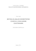 prikaz prve stranice dokumenta Metoda za analizu nesimetričnih kvarova u nuklearnim elektranama