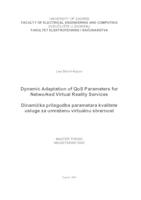 prikaz prve stranice dokumenta Dynamic Adaptation of QoS Parameters for Networked Virtual Reality Services