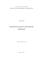 prikaz prve stranice dokumenta Nadzor kvalitete električne energije