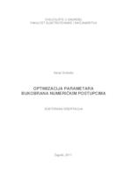 prikaz prve stranice dokumenta Optimizacija parametara bukobrana numeričkim postupcima