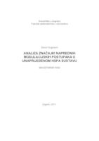 prikaz prve stranice dokumenta Analiza značajki naprednih modulacijskih postupaka u unaprijeđenom HSPA sustavu