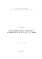 prikaz prve stranice dokumenta Elektroenergetski proračun u elektrovučnom sustavu 25 kV, 50 Hz