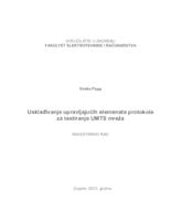 prikaz prve stranice dokumenta Usklađivanje upravljajućih elemenata protokola za testiranje UMTS mreža