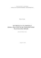 prikaz prve stranice dokumenta Optimizacija planiranja zemaljske digitalne radiodifuzne televizijske mreže