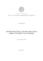 prikaz prve stranice dokumenta Integration of multi-criteria analysis in energy efficiency policy making