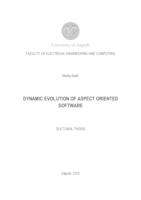 prikaz prve stranice dokumenta Dynamic Evolution of Aspect Oriented Software