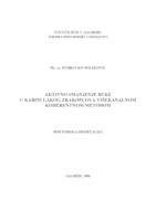 prikaz prve stranice dokumenta Aktivno smanjenje buke u kabini lakog zrakoplova višekanalnom koherentnom metodom