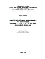 prikaz prve stranice dokumenta Fin Technology for Wide-Channel FET Structures