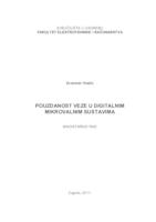 prikaz prve stranice dokumenta Pouzdanost veze u digitalnim mikrovalnim sustavima