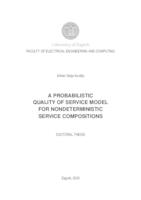 prikaz prve stranice dokumenta A probabilistic quality of service model for nondeterministic service compositions.