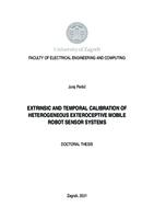 prikaz prve stranice dokumenta Extrinsic and temporal calibration of heterogeneous mobile robot exteroceptive sensor systems