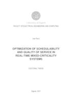 prikaz prve stranice dokumenta Optimization of Schedulability and Quality of Service in Real-Time Mixed-Criticality Systems
