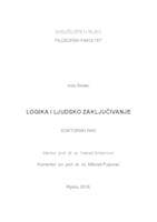 prikaz prve stranice dokumenta Logika i ljudsko zaključivanje