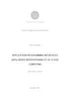 prikaz prve stranice dokumenta Application Programming Interfaces (APIs) Based Interoperability of Cloud Computing