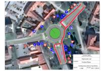 prikaz prve stranice dokumenta Prijedlog rješenja raskrižja na Trgu Mladosti