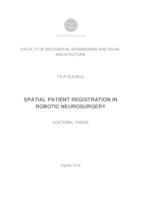 prikaz prve stranice dokumenta Spatial patient registration in robotic neurosurgery 