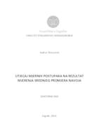 prikaz prve stranice dokumenta Utjecaj mjernih postupaka na rezultat mjerenja srednjeg promjera navoja