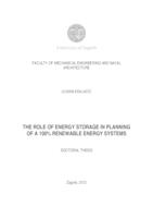 prikaz prve stranice dokumenta The role of energy storage in planning of a 100% renewable energy systems