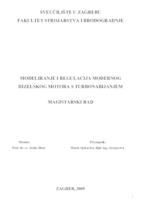 prikaz prve stranice dokumenta Modeliranje i regulacija modernog dizelskog motora s turbonabijanjem
