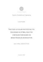 prikaz prve stranice dokumenta THE STUDY OF SOLAR PHOTOCATALYTIC PROCESSES IN OPTIMAL REACTOR CONFIGURATIONS BASED ON BENZOTRIAZOLES DEGRADATION
