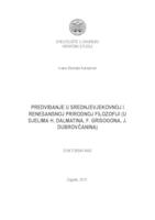 prikaz prve stranice dokumenta PREDVIĐANJE U SREDNJEVJEKOVNOJ I RENESANSNOJ PRIRODNOJ FILOZOFIJI (U DJELIMA H. DALMATINA, F. GRISOGONA, J. DUBROVČANINA)