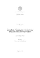 prikaz prve stranice dokumenta Logičko pojmovna struktura Brouwerova intuicionizama