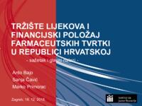 prikaz prve stranice dokumenta Tržište lijekova i financijski položaj farmaceutskih tvrtki u Republici Hrvatskoj