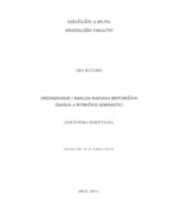 prikaz prve stranice dokumenta Vrednovanje i analiza razvoja motoričkih znanja u ritmičkoj gimnastici
