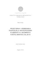 prikaz prve stranice dokumenta Prostorna i vremenska raspodjela antropogenih elemenata u sedimentu Kaštelanskog zaljeva