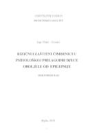 prikaz prve stranice dokumenta RIZIČNI I ZAŠTITNI ČIMBENICI U PSIHOLOŠKOJ PRILAGODBI DJECE OBOLJELE OD EPILEPSIJE