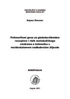 prikaz prve stranice dokumenta Polimorfizmi gena za glukokortikoidne receptore i rizik metaboličkoga sindroma u bolesnika s incidentalomom nadbubrežne žlijezde