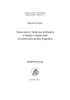 prikaz prve stranice dokumenta Unos joda i funkcija štitnjače u dojilja i dojenčadi na području grada Zagreba