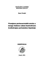 prikaz prve stranice dokumenta Promjene perineuronskih mreža u mozgu štakora nakon kontrolirane kratkotrajne perinatalne hipoksije