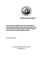prikaz prve stranice dokumenta Radiološka obrada mumificiranih ostataka iz Egipatske zbirke Arheološkog muzeja u Zagrebu 
