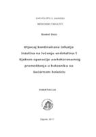 prikaz prve stranice dokumenta Utjecaj kontinuirane infuzije inzulina na lučenje endotelina-1 tijekom operacije aortokoronarnog premoštenja u bolesnika sa šećernom bolešću 