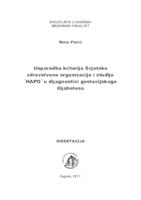 prikaz prve stranice dokumenta Usporedba kriterija Svjetske zdravstvene organizacije i studije "HAPO" u dijagnostici gestacijskoga dijabetesa 