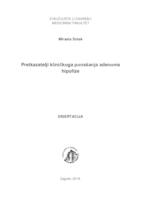 prikaz prve stranice dokumenta Pretkazatelji kliničkoga ponašanja adenoma hipofize 