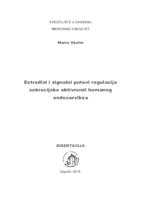 prikaz prve stranice dokumenta Estradiol i signalni putevi regulacije sekrecijske aktivnosti humanog endocerviksa 