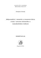 prikaz prve stranice dokumenta Adiponektin i omentin u masnom tkivu vrata i serumu bolesnika s metaboličkim rizikom 