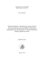 prikaz prve stranice dokumenta Osteometrijsko određivanje spola žrtava Domovinskoga rata temeljem dimenzija acetabuluma, aurikularne i retroaurikularne plohe zdjelične kosti 