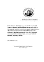 prikaz prve stranice dokumenta Utjecaj agonista Toll-like receptora 7/8 (CL097) na ekspresiju signalnih molekula IRAK-M i Bcl-3, važnih za imunosupresiju induciranu protrahiranom sepsom i malignim tumorom 